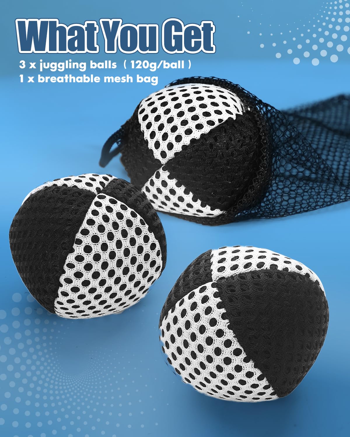 oazoxcx jute bag keeps balls organized for travel and storage.