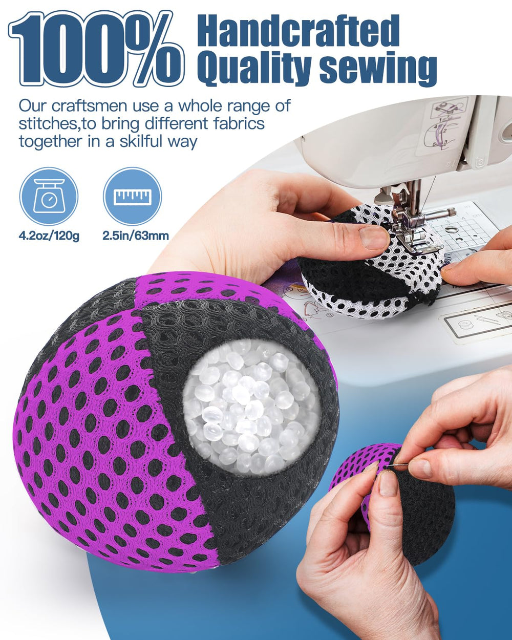 oazoxcx juggling balls weight 4.2 oz for balanced practice throws.
