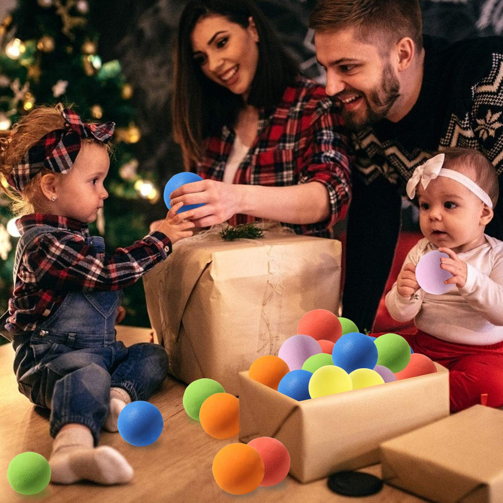 Compact, kid-friendly indoor foam ball set for travel fun.