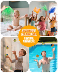 oazoxcx portable juggling kit ideal for travel and home practice.