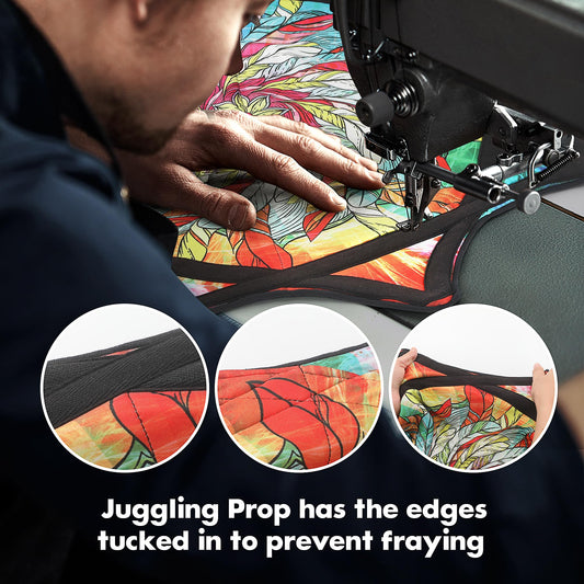 oazoxcx Soft cloth flow toy demonstrates durability and smooth spins during practice
