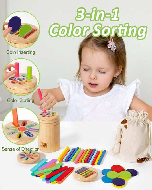pegs and color holes from oazoxcx toy aid grip and visual matching