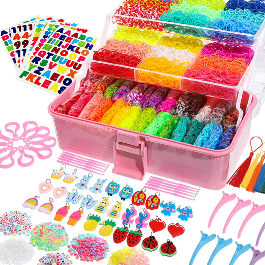obeoby 3-layer container keeps crafting supplies organized for bracelet making
