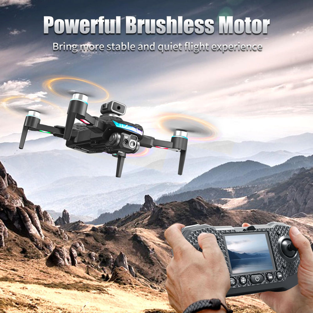 OBEST brushless motor drone delivering smooth handling in wind