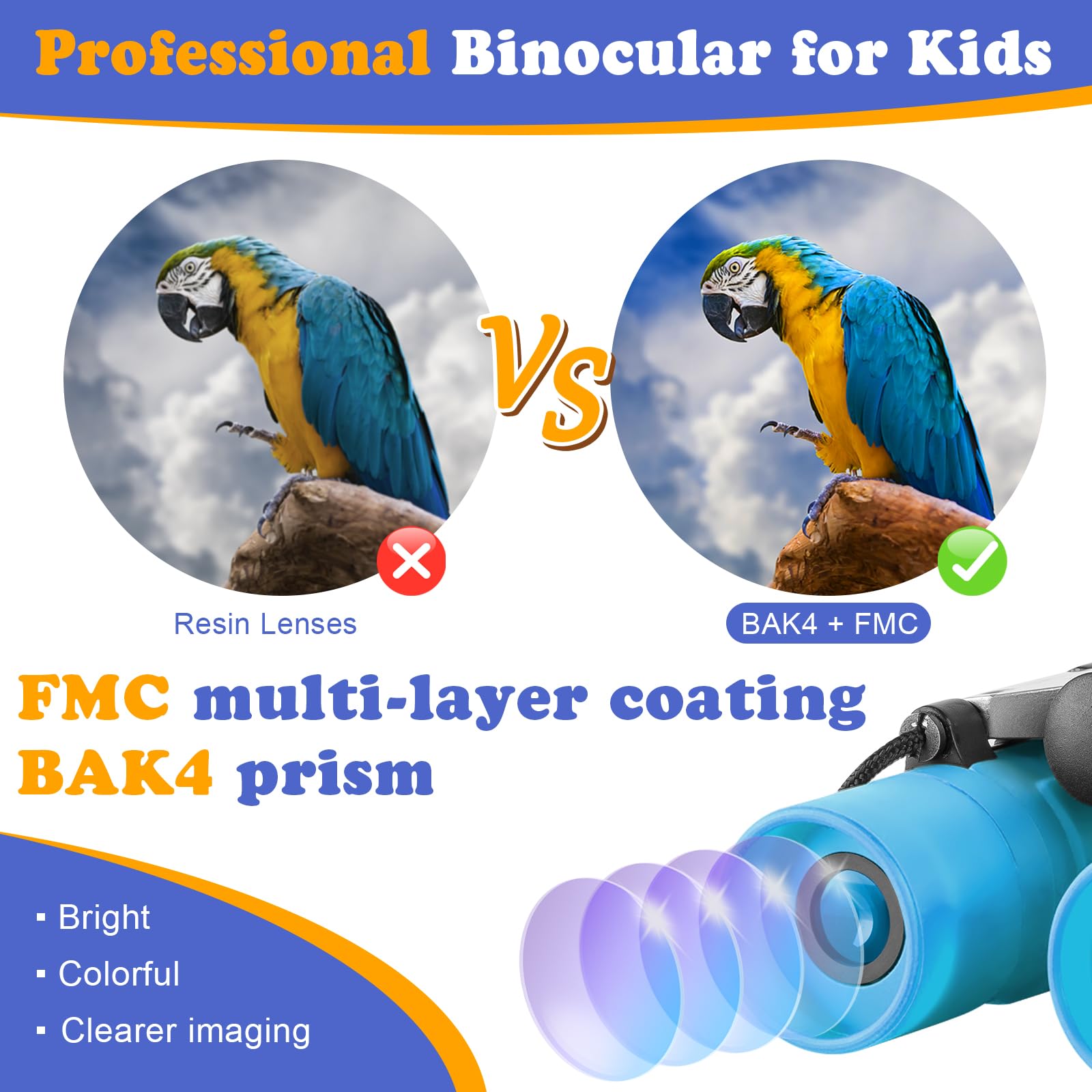 OBUBY 8x21 binoculars deliver crystal clear view with vivid colors