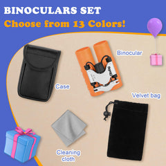Compact 8x21 design fits small hands and backpacks.
