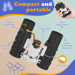 OBUBY ergonomic grip fits small hands for comfortable extended viewing.