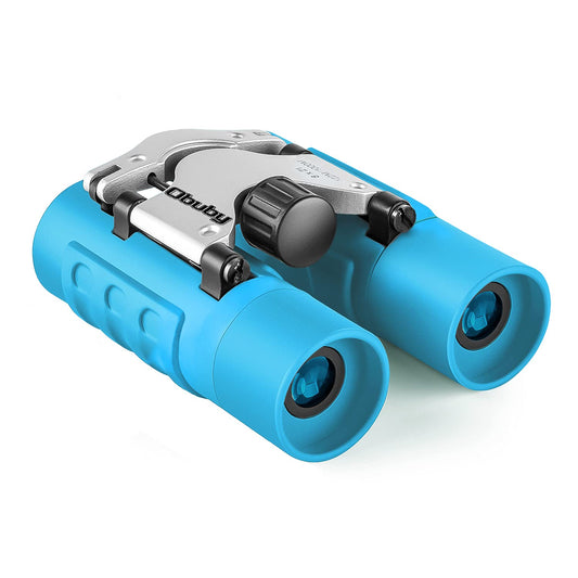 OBUBY kids binoculars with soft eyepieces for eye protection during play