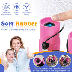 Obuby Real Binoculars for Kids feature a shockproof rubber exterior for durable learning.