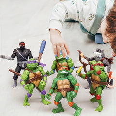 OBXAVV turtles joints are highly poseable for creative action scenes