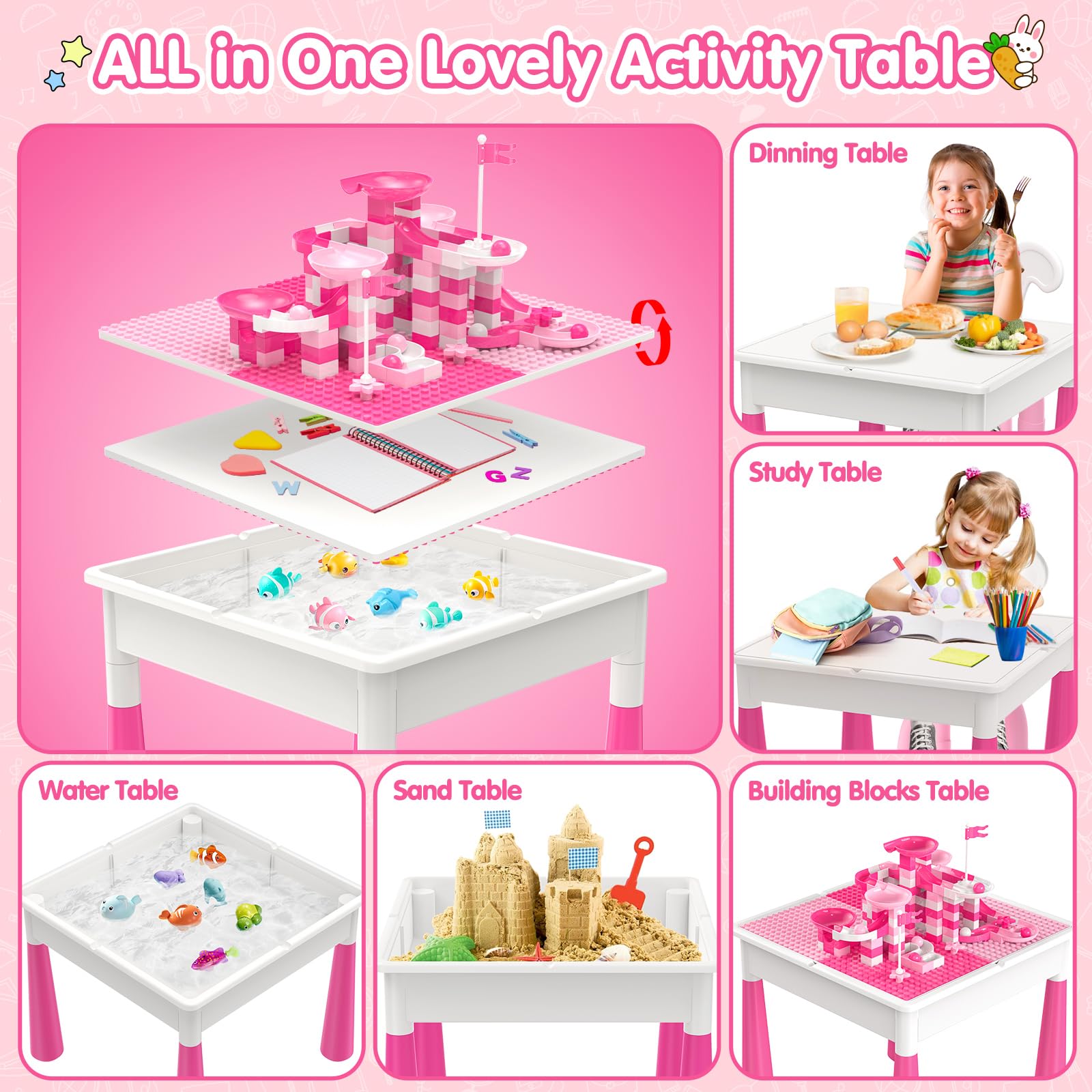 OCATO 152-piece marble run blocks for hands-on building fun