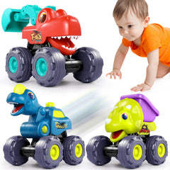 OCATO Dinosaur Monster Trucks Triceratops play invites imaginative adventures during playtime.