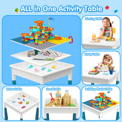OCATO Kids Activity Table chairs pair supports safe seating during meals and play
