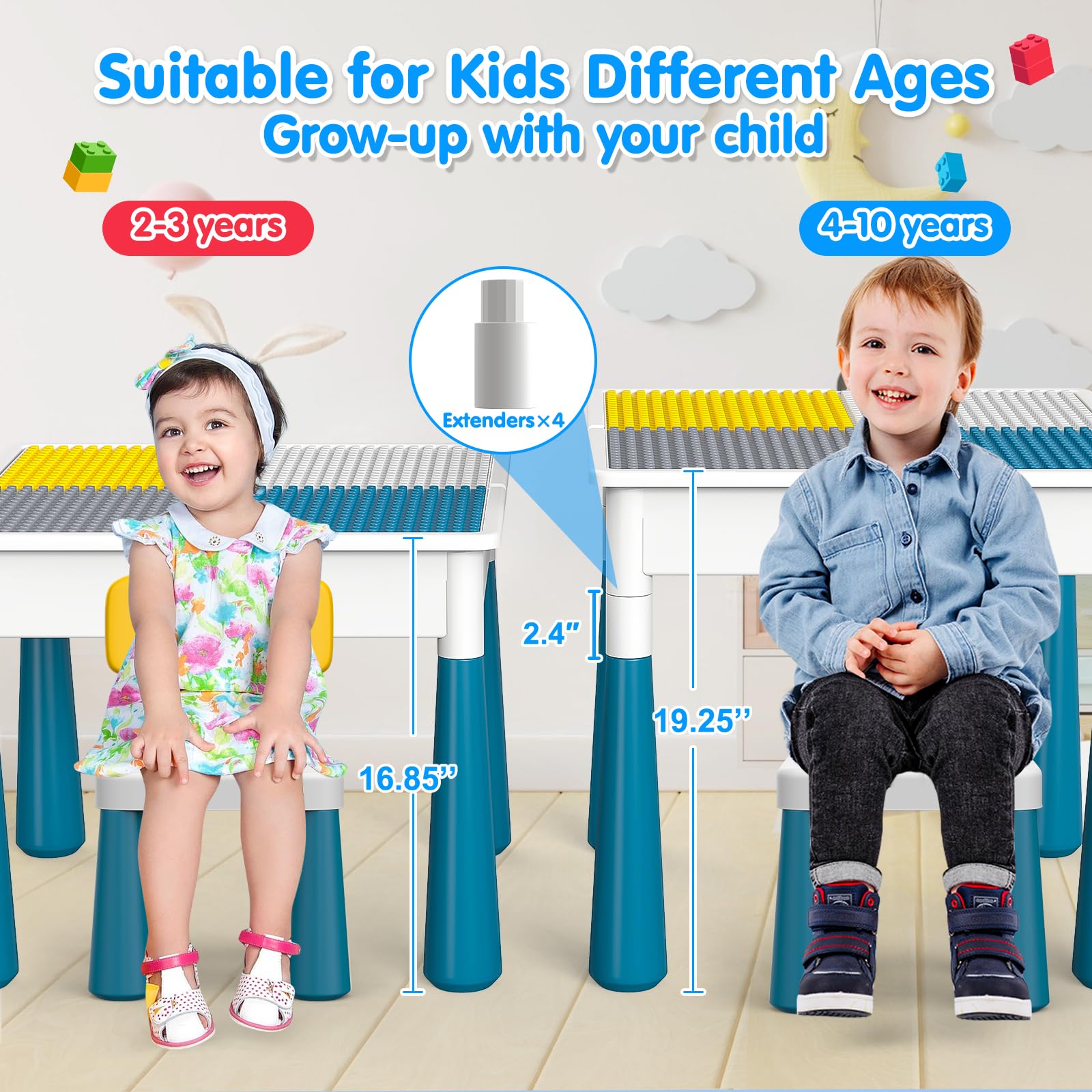OCATO Leak-proof design contains water and sand during sensory play.