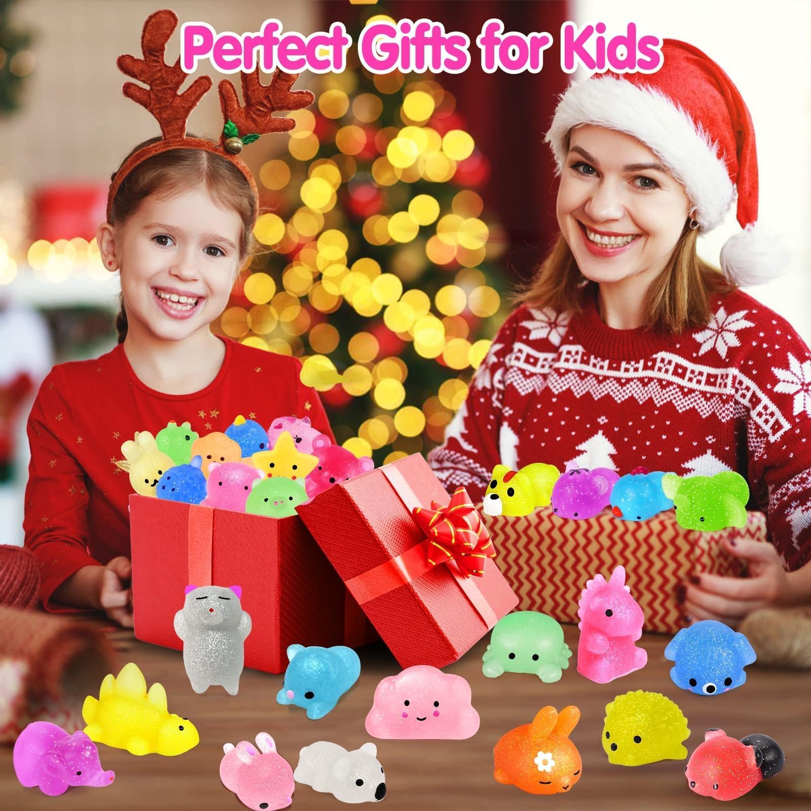 OCATO Mochi Squishys 2nd Gen glitter fox for imaginative play.