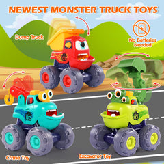 OCATO Monster Truck Dump Truck encourages active outdoor play and hand-eye coordination.