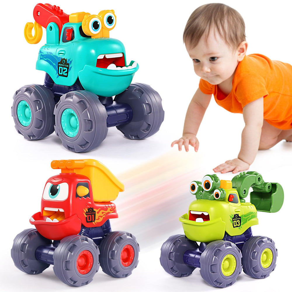 OCATO Monster Truck Excavator boosts imaginative play and fine motor skills for toddlers.