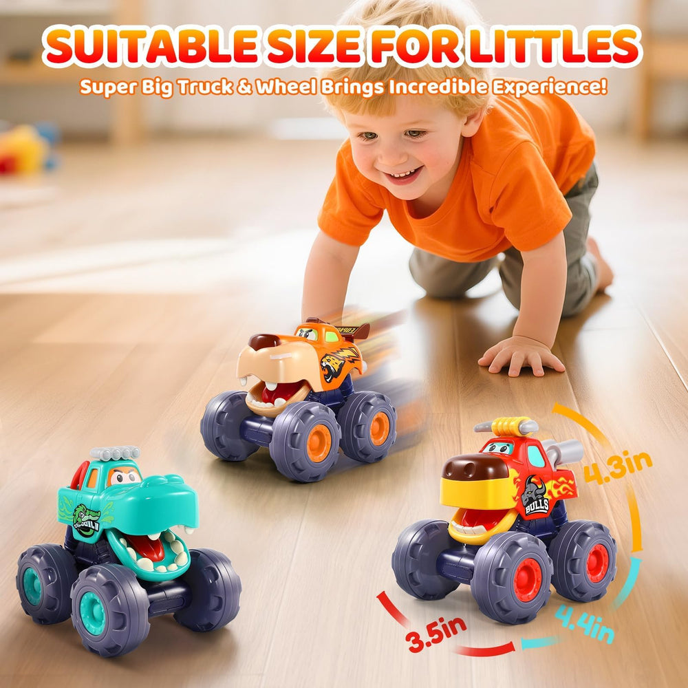 OCATO truck top button opens mouth for playful interaction.