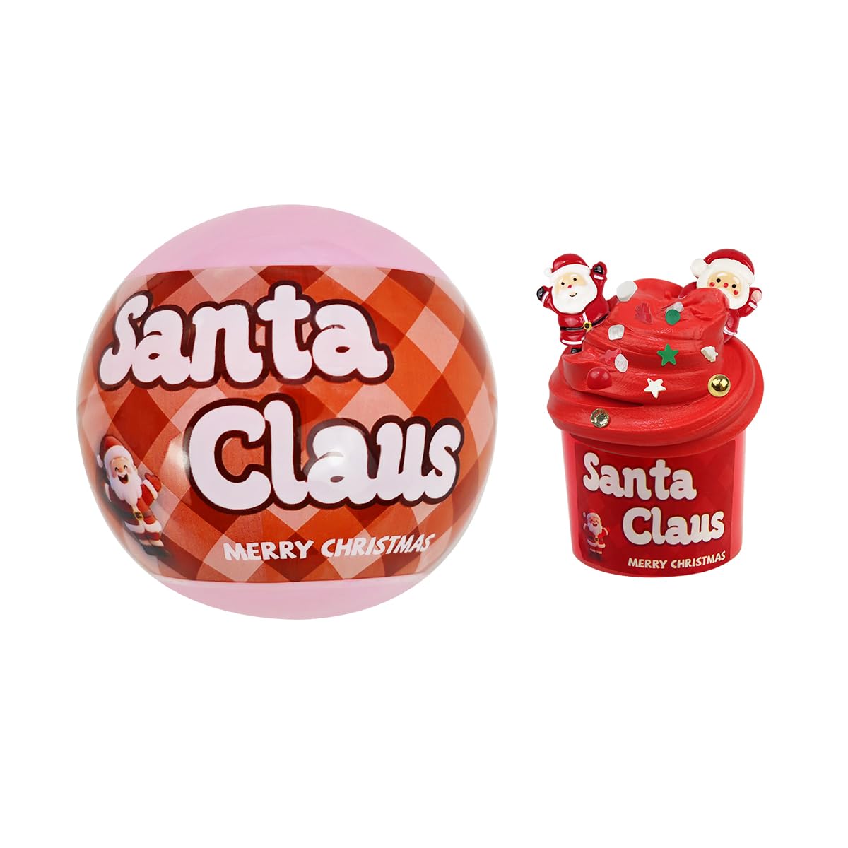 OCBTOW Christmas charms in slime capsule for stocking stuffers and gifts