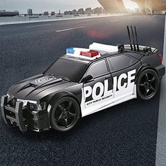 Occafy police car toy dimensions show an 8-inch length for compact play.