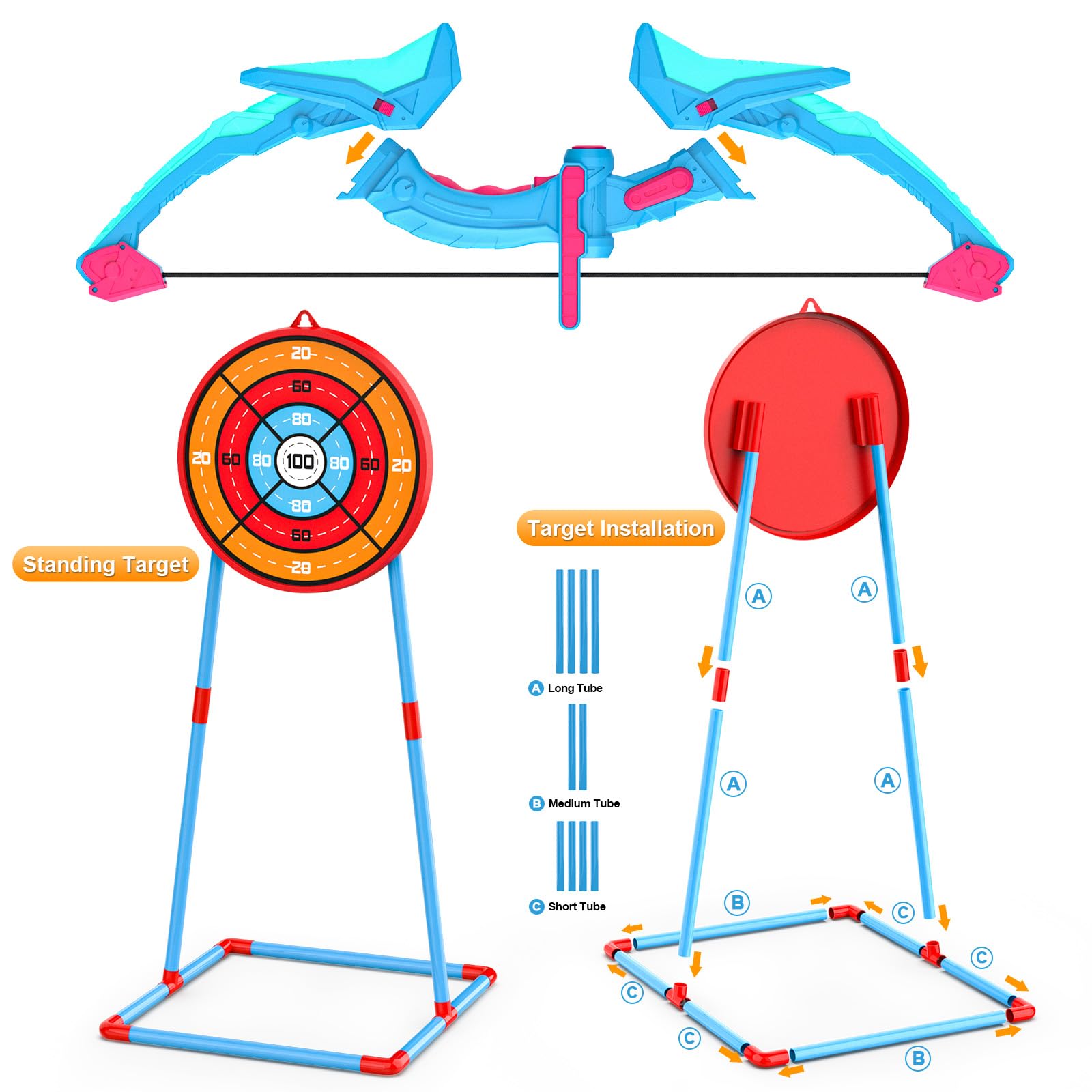 Ocditikl bow string regulator helps adjust power for variable shots.