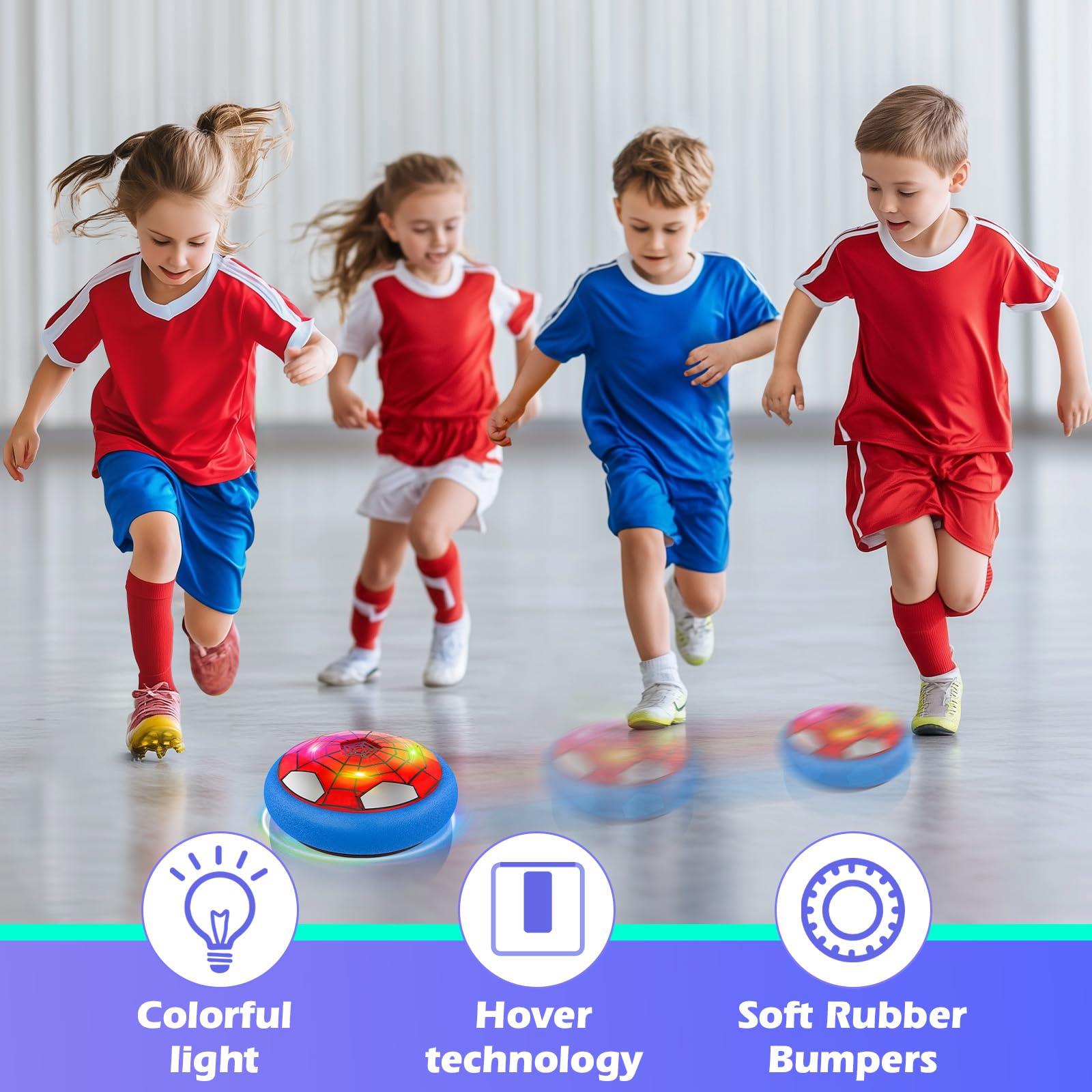 Ocditikl Hover Soccer Ball makes a great gift for kids aged 4–12.