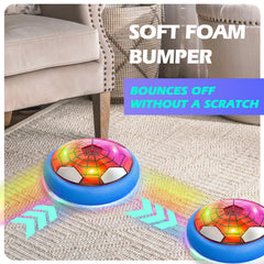 Ocditikl Hover Soccer Ball spider design with LED adds playful glow.
