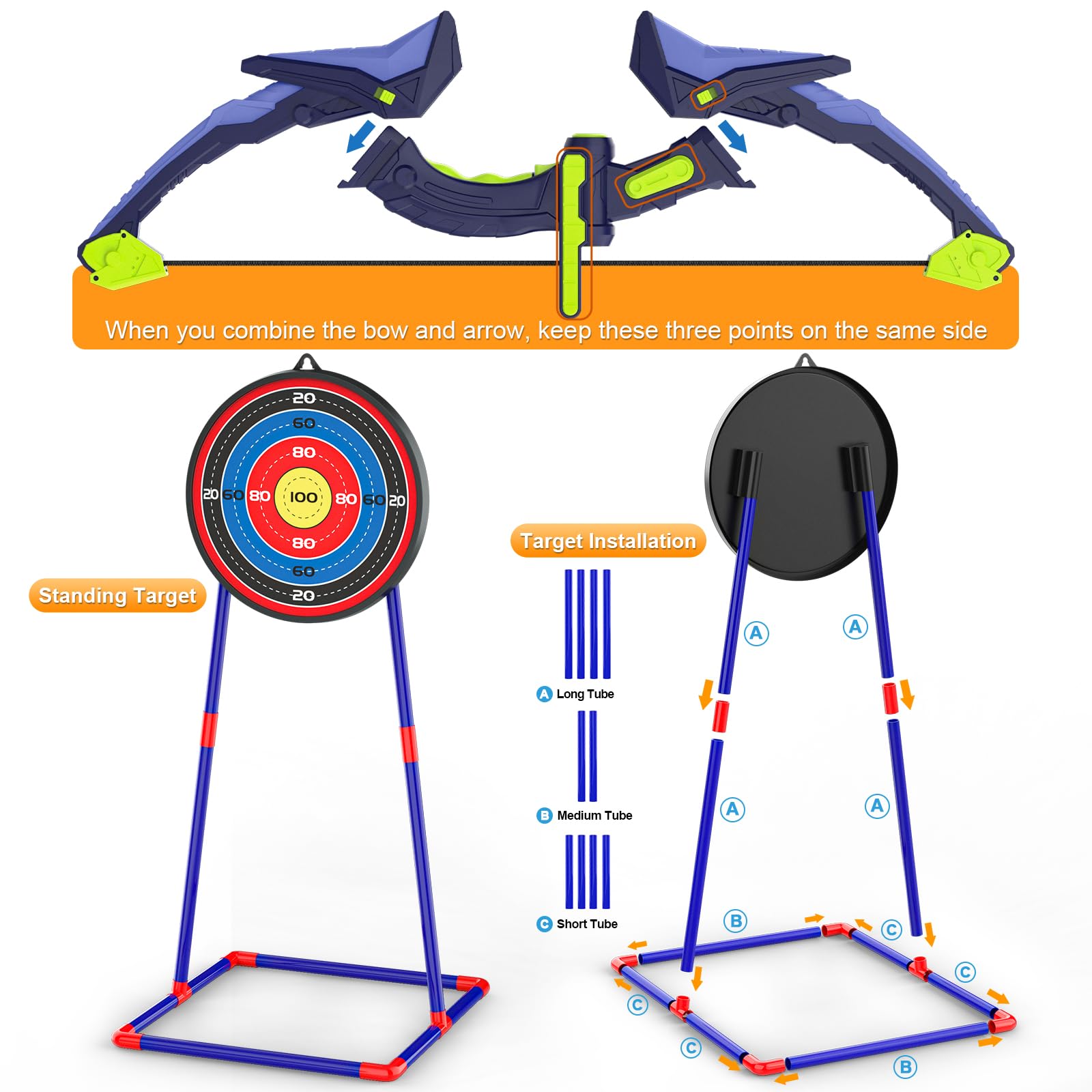 Ocditikl wall-mount target option saves space during play
