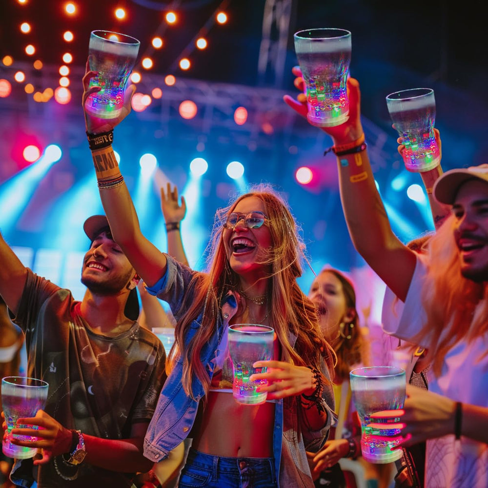 OceanWings color modes display with three lighting options for dynamic party ambience