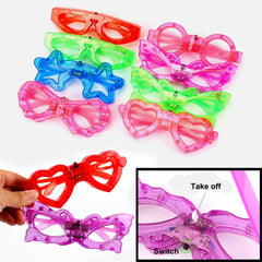 OceanWings LED glasses in ellipse shape offer clear viewing.