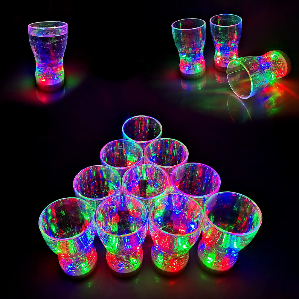 OceanWings on-off button close-up showing quick activation for glowing party cups