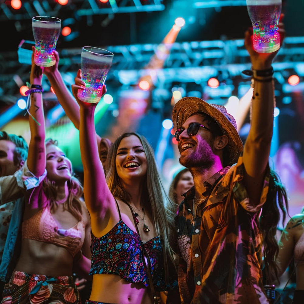 OceanWings party-scene glow cups create vibrant mood for New Year, birthdays, holidays