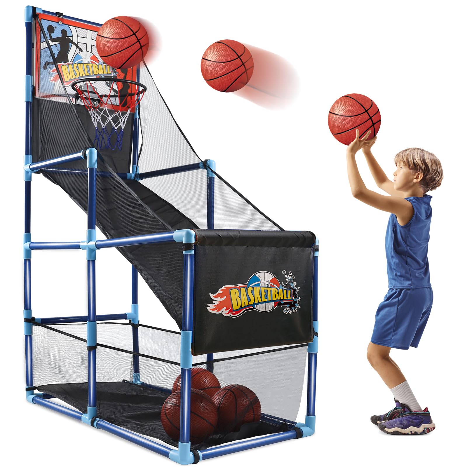 OCHIDO arcade basketball board for indoor and outdoor play with sturdy build