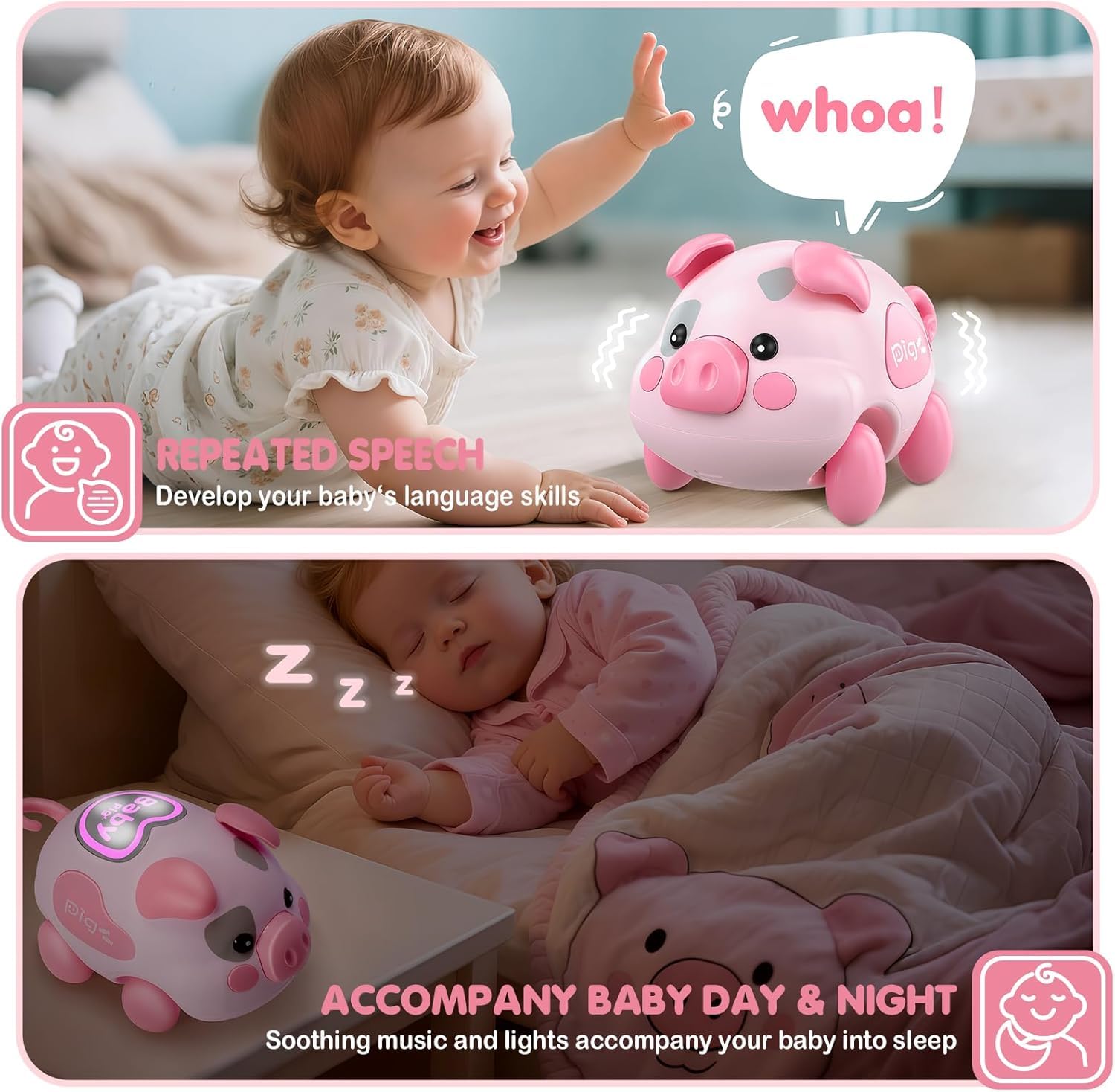 OCHIDO piggy toy recording function for interactive learning