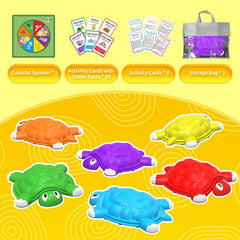 OCHIDO turtle balance stones creating collaborative obstacle course