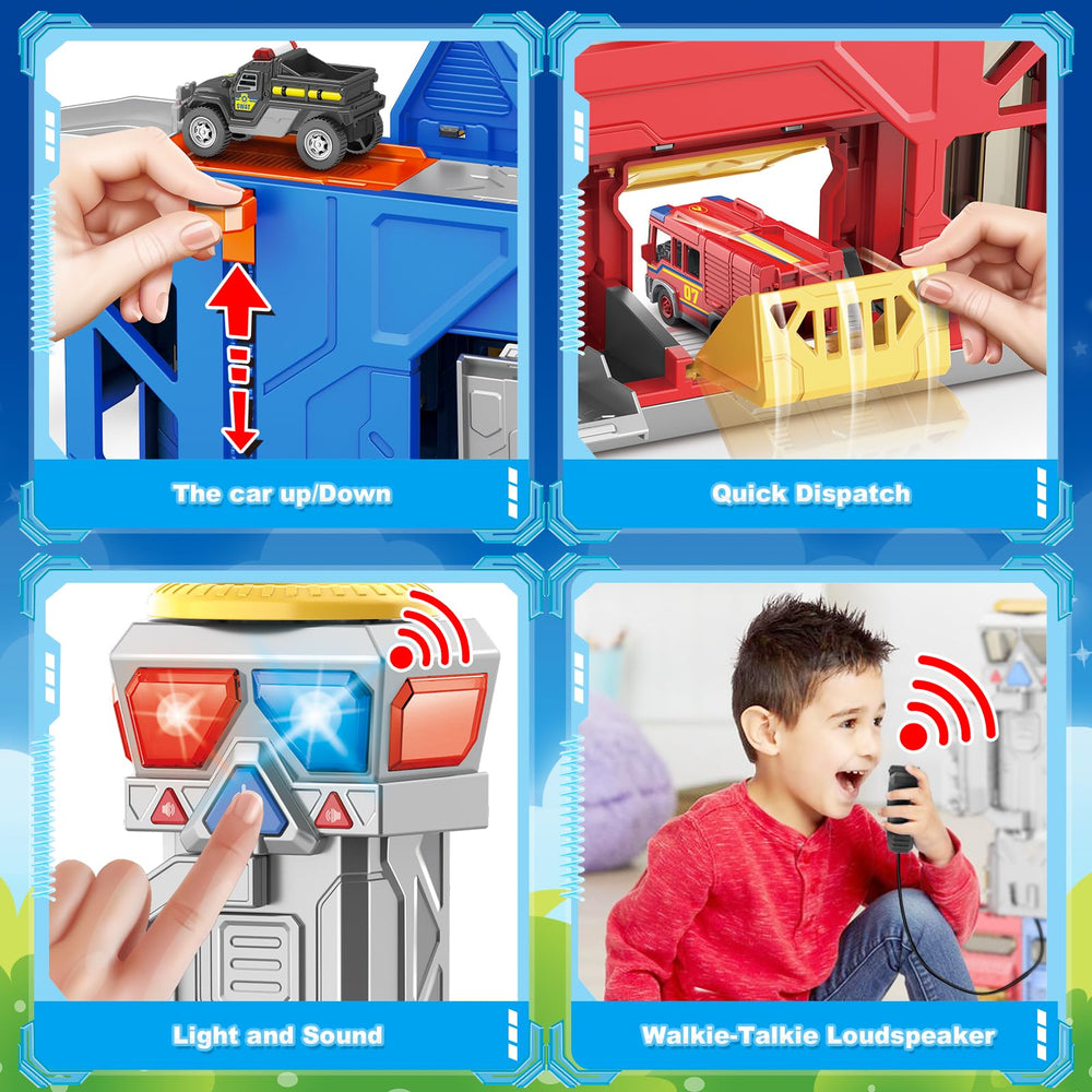 Ochido city action playset fire truck for dramatic emergency scenes