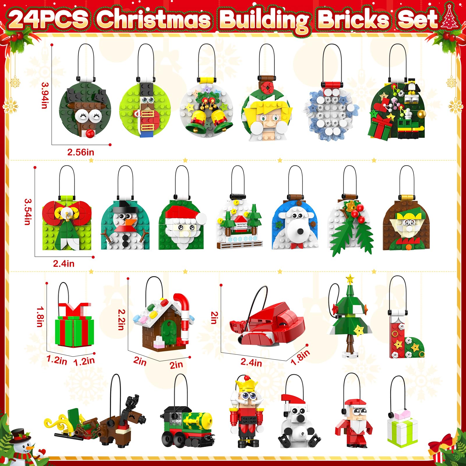 OCHIDO classic Christmas ornaments: timeless elements to enrich your holiday display.