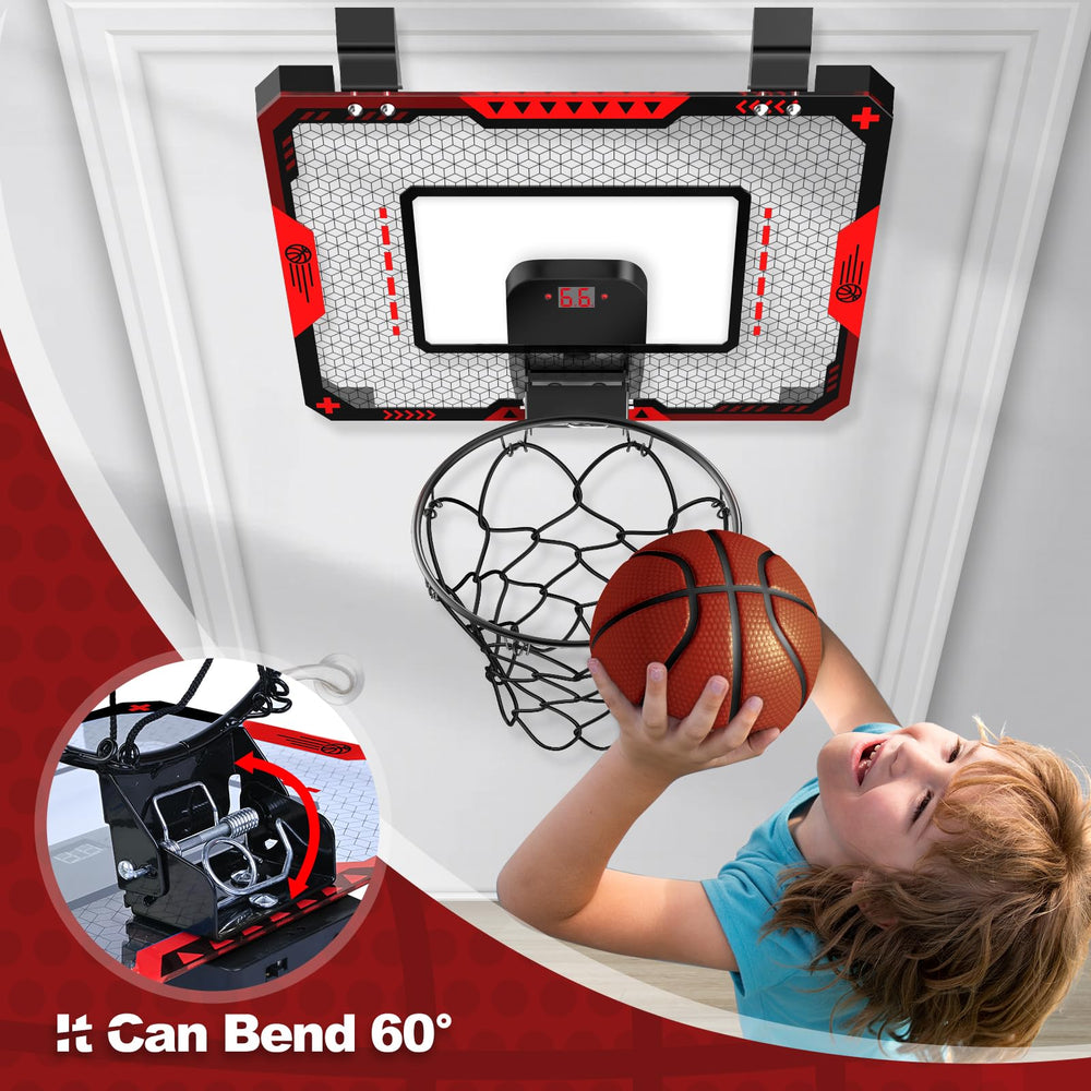 OCHIDO collapsible rim design enables easy dunk attempts and compact storage.