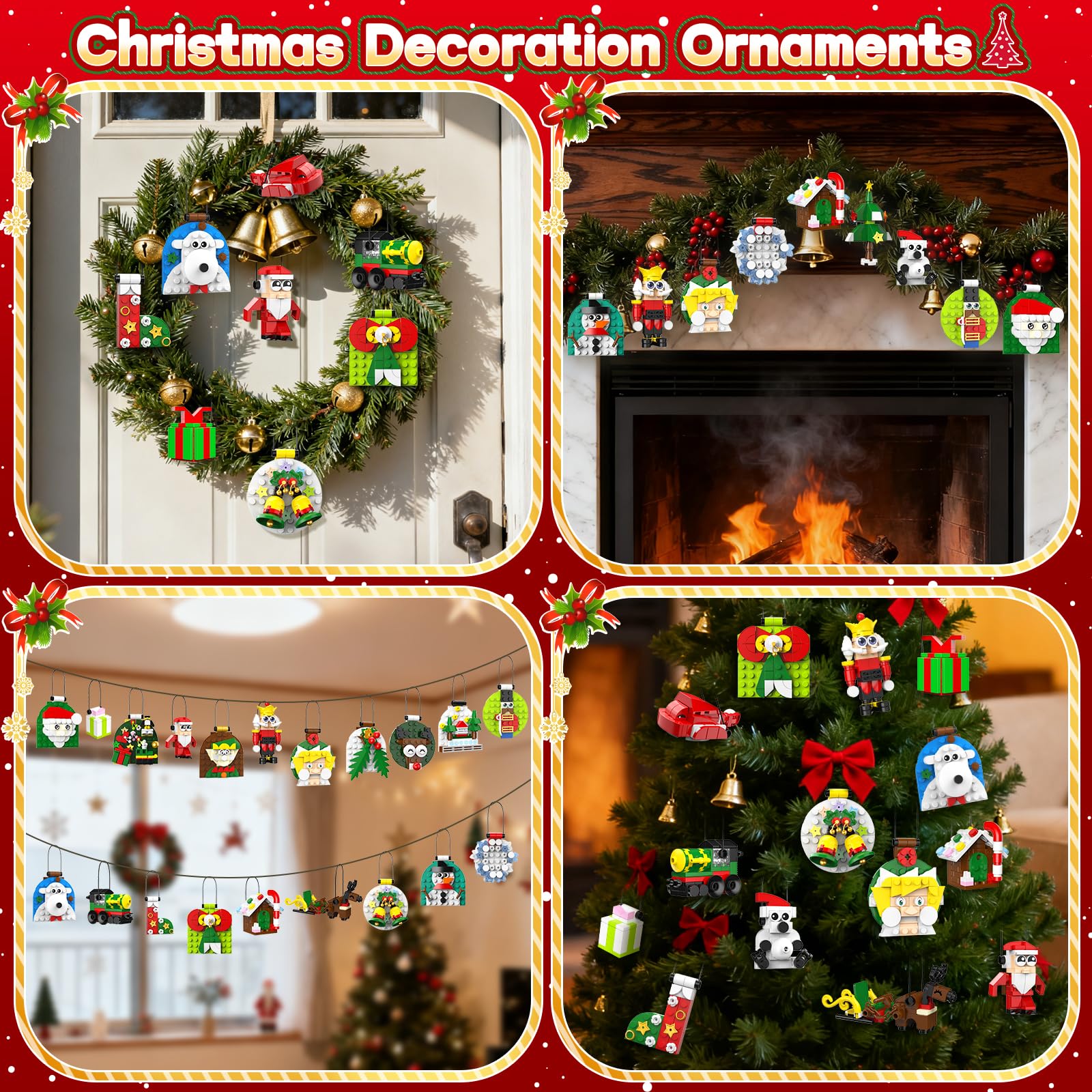 OCHIDO elegant tree decor: enhances your Christmas display with a stylish, seasonal touch.