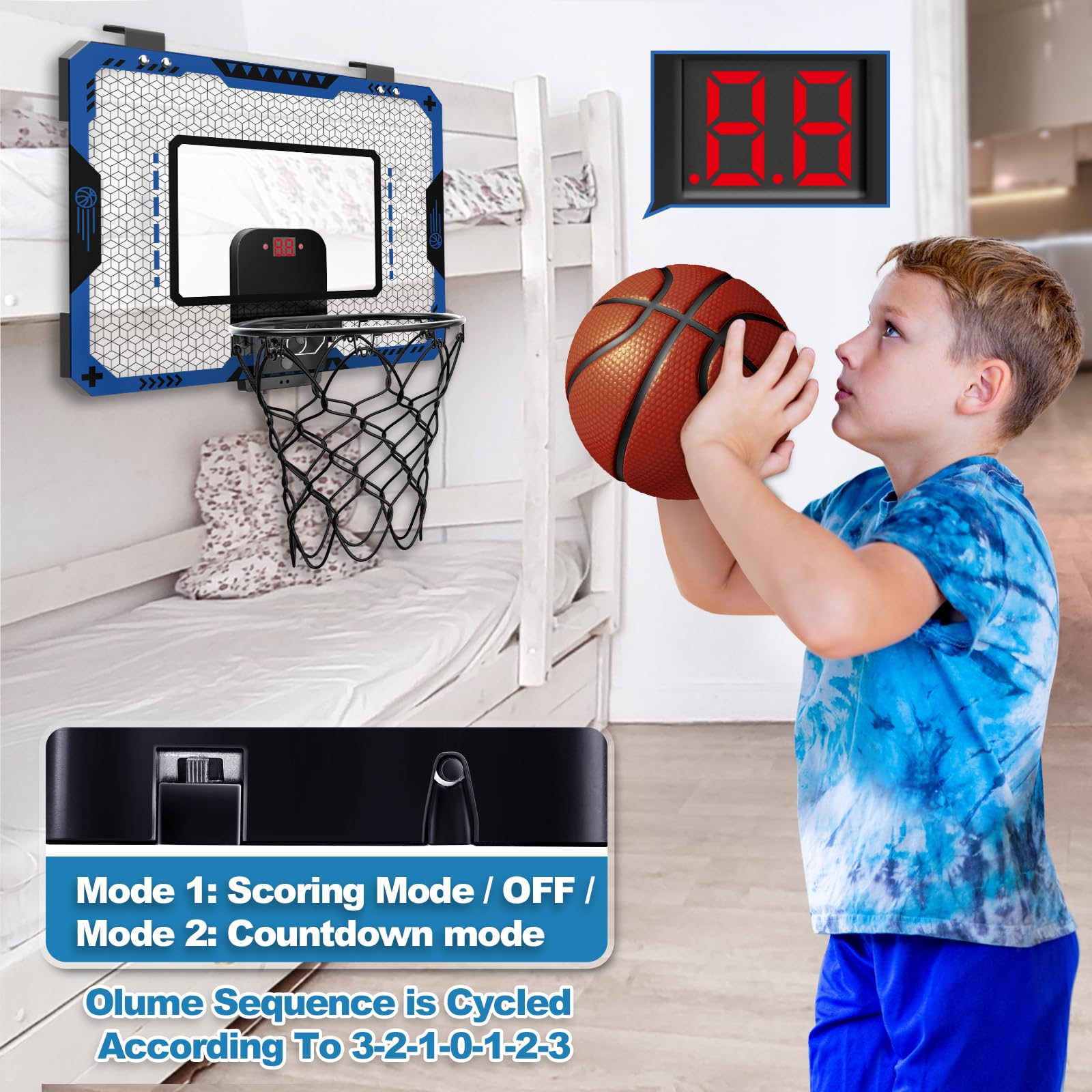 OCHIDO backboard offers shatterproof durability for frequent play