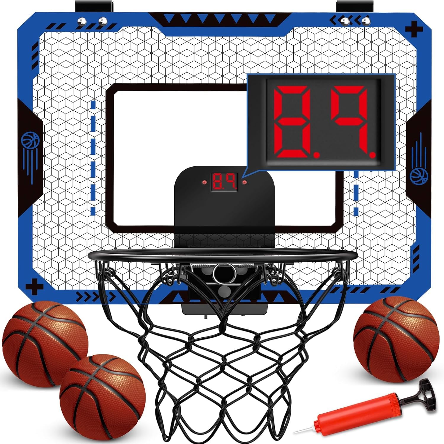 OCHIDO Indoor Basketball Hoop over-door setup for space-saving play