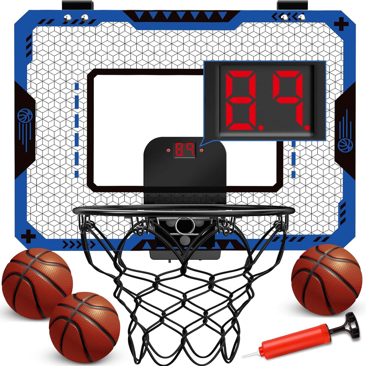 OCHIDO Indoor Basketball Hoop over-door setup for space-saving play
