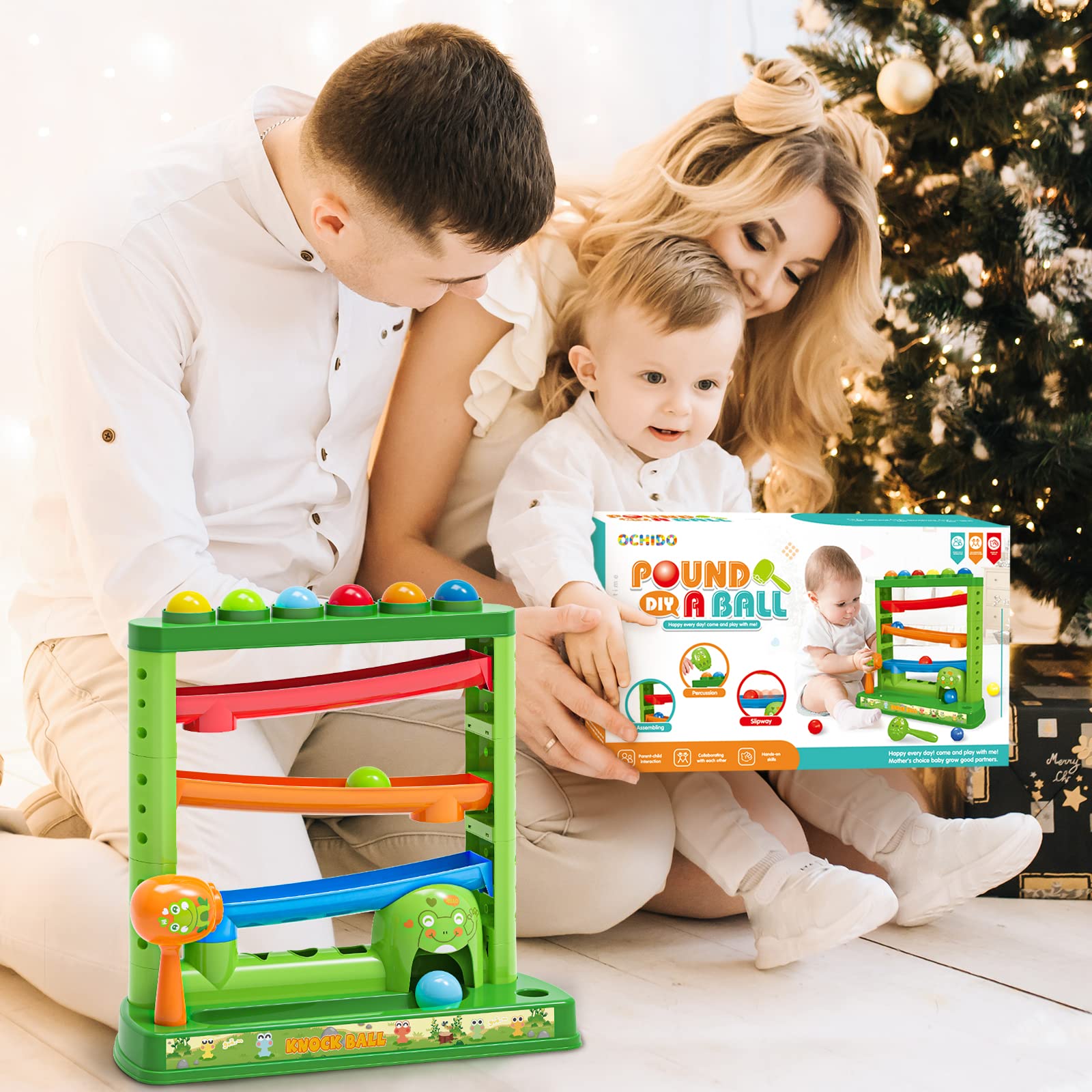 OCHIDO Pound A Ball makes a Montessori inspired gift for early learners.