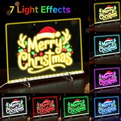 Ochomasun Lumiboard markers included for immediate colorful drawings.