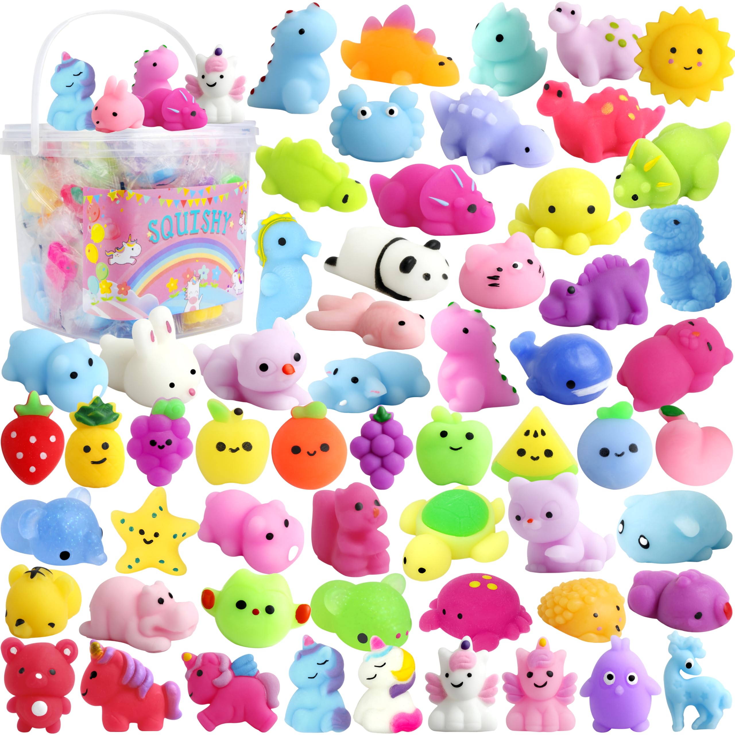 OCTERIC Mochi squishy animals for desk play and sensory fun