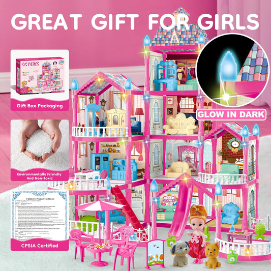 OCTERIC doll house living area enhances interactive family time.