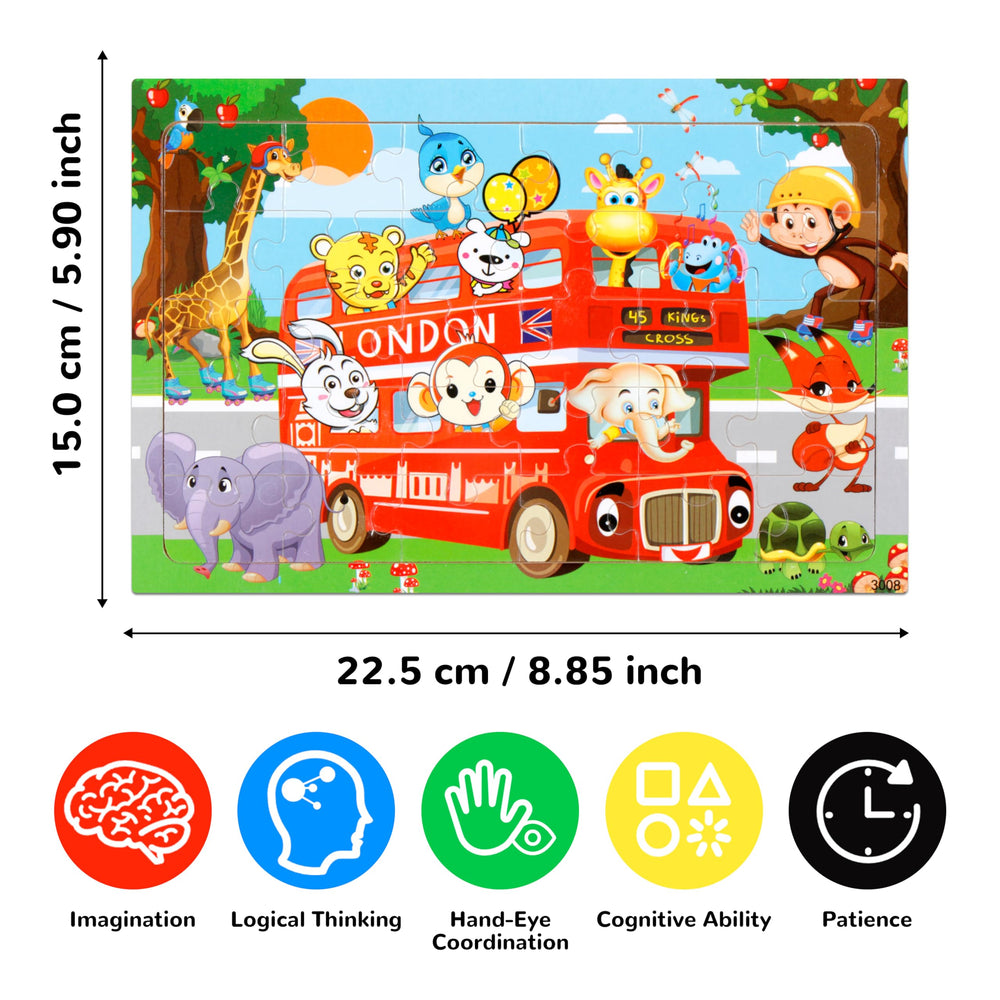 Children engage with Octeric puzzles, developing focus and fine motor skills.