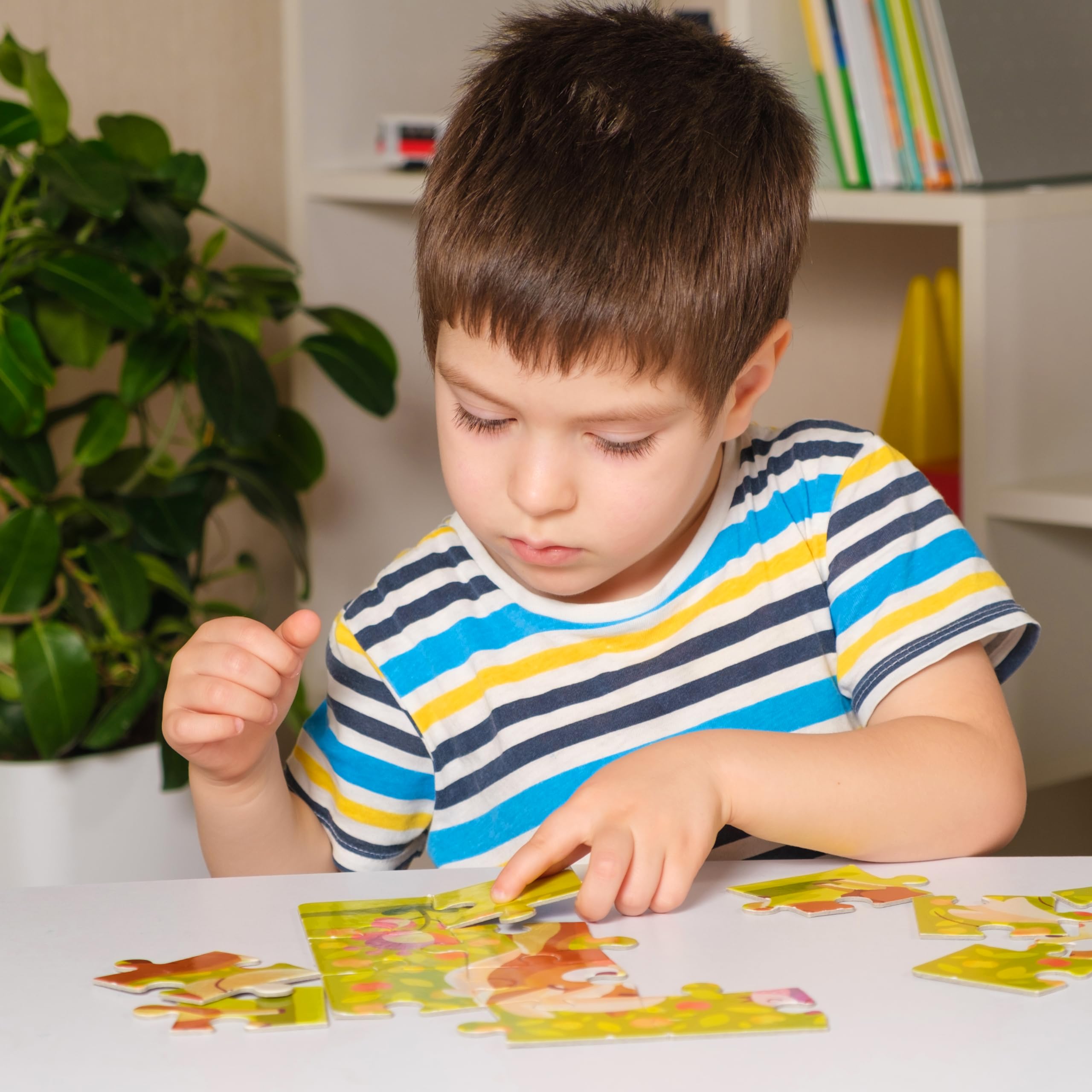 Montessori-ready Octeric set neatly organized on a shelf.