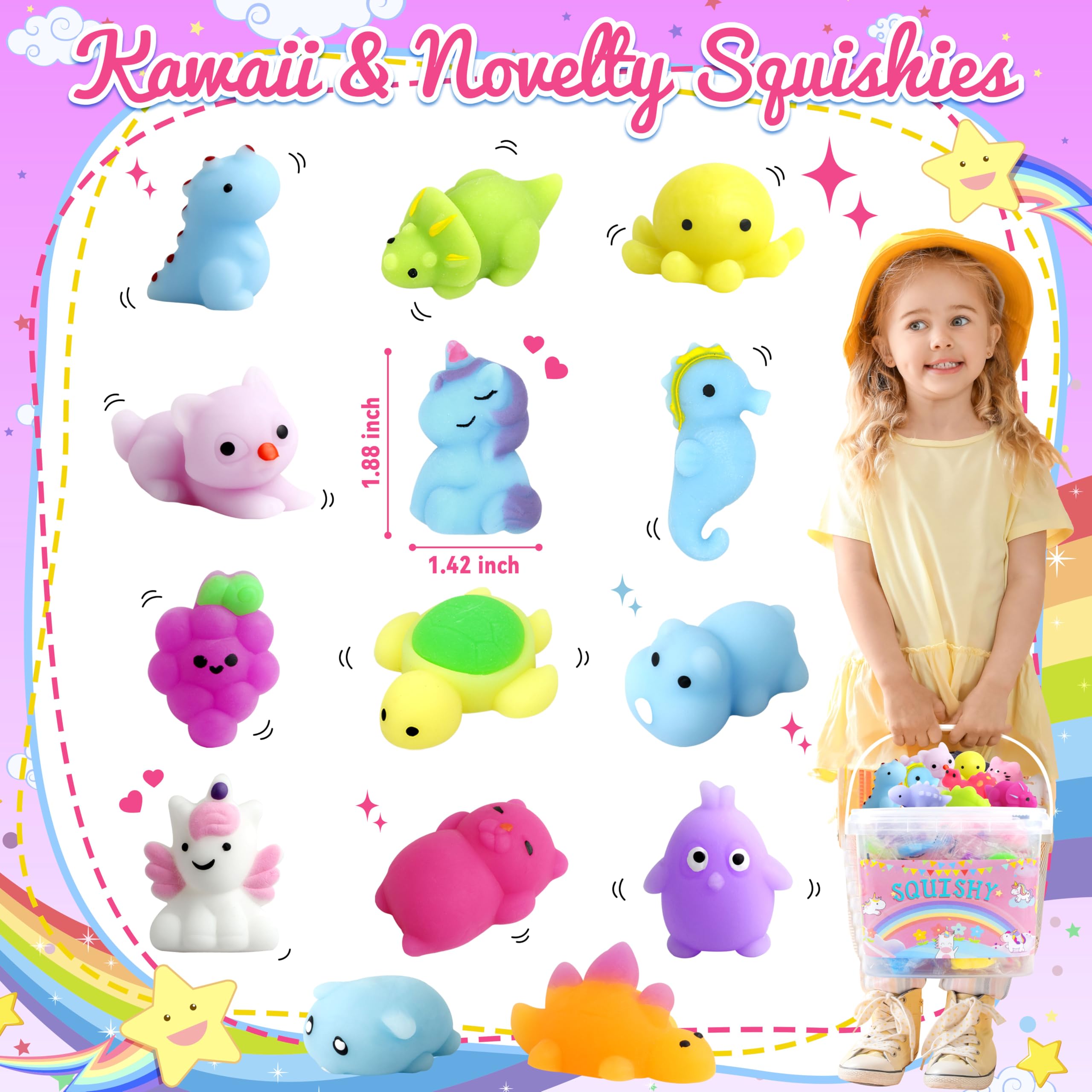 OCTERIC Mochi squishy sea animals provide gentle squeezes for calming moments