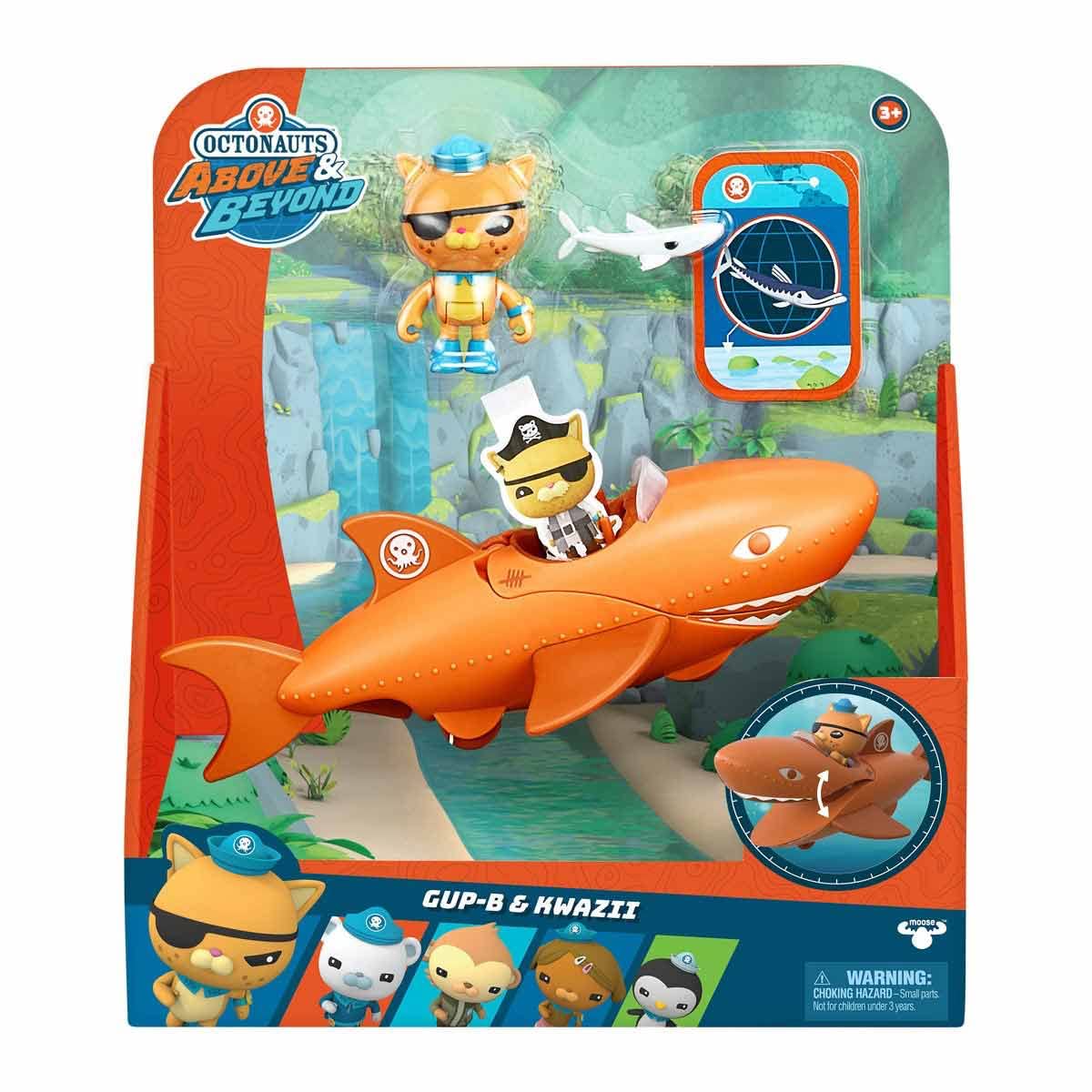 OCTONAUTS Gup-B: opening jaws and trigger action for chomping fun.